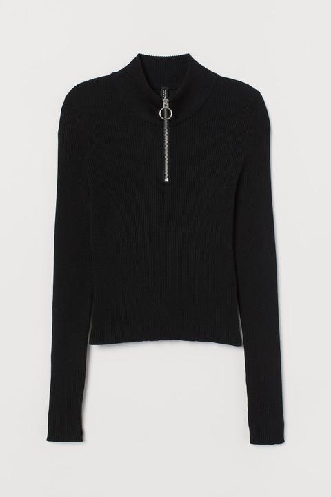 H & M - Pullover A Lupetto - Nero