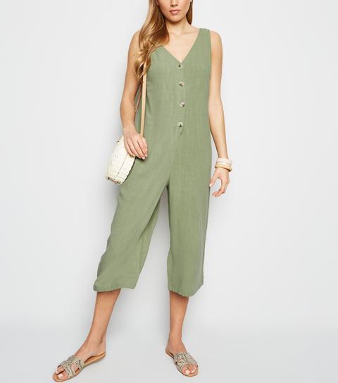 new look linen look jumpsuit