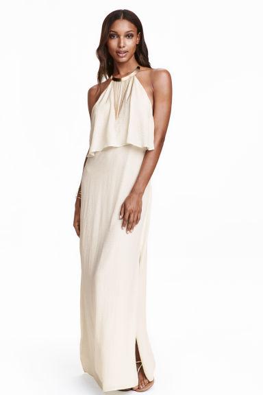 Vestido Halter Con Collar