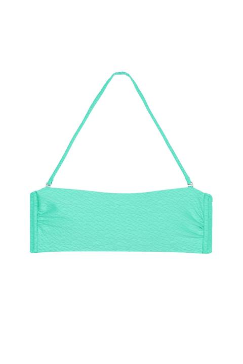 Bikini Fascia Effetto Bandeau Irregular Water Green