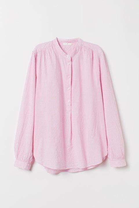 H & M - Camicetta A Righe - Rosa