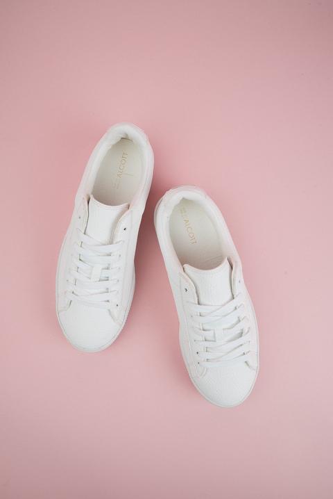 Faux Leather Sneakers