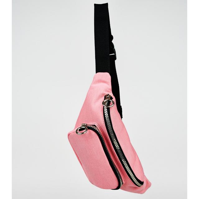 bright pink bum bag