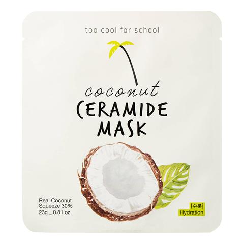 Coconut Sheet Mask Mascarilla De Tela Hecha De Coco Para El Rostro