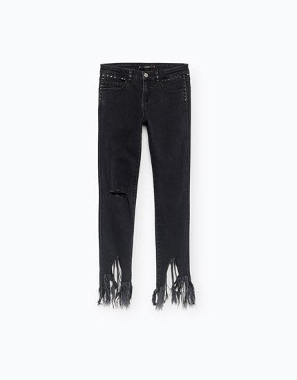 Jeans Super Skinny Tachas