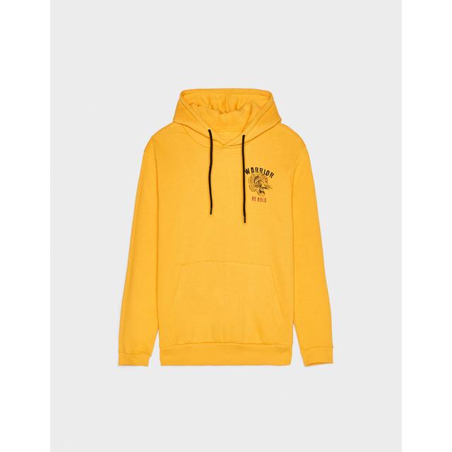 bershka yellow hoodie