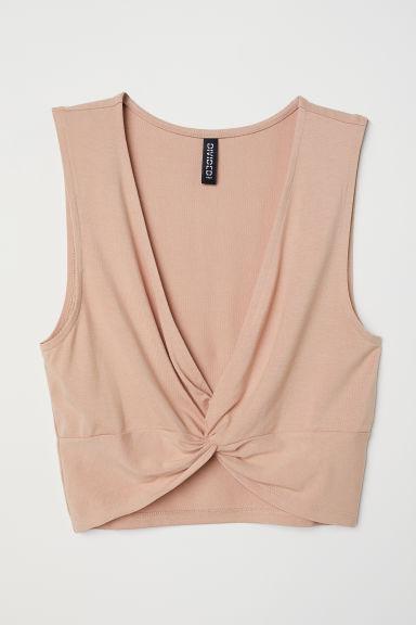 H & M - Top Corto - Arancione