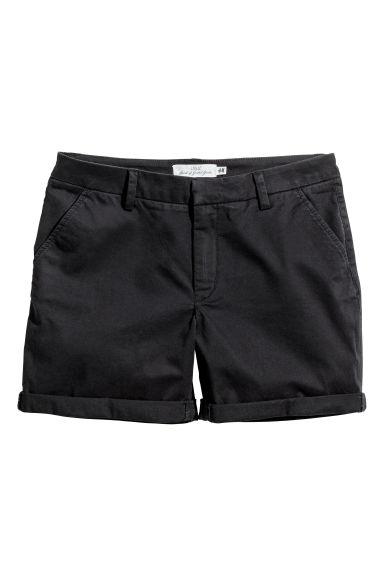 H & M - Shorts In Cotone - Nero