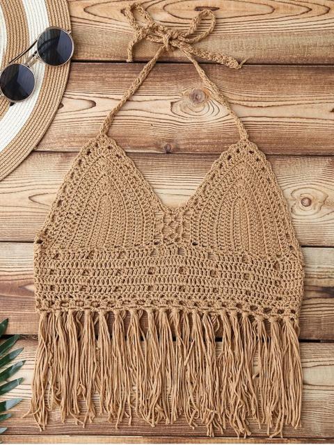 La Franja Superior Del Bikini De Ganchillo