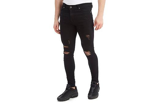 Good For Nothing Denim Rip Jeans - Black - Mens