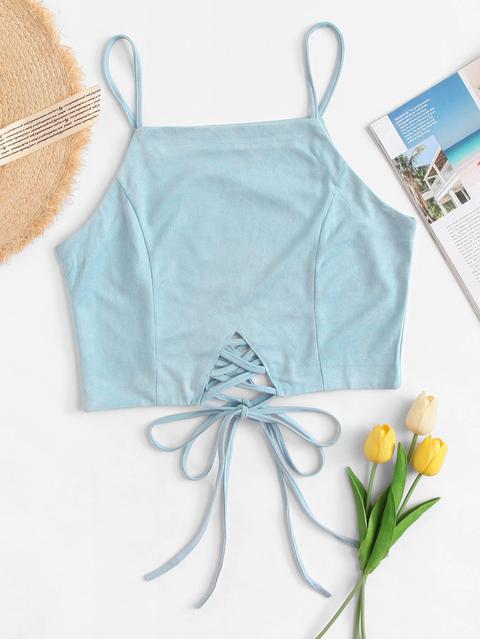 Criss Cross Knot Cami Top