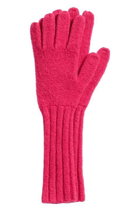 Guantes En Mezcla De Cachemira