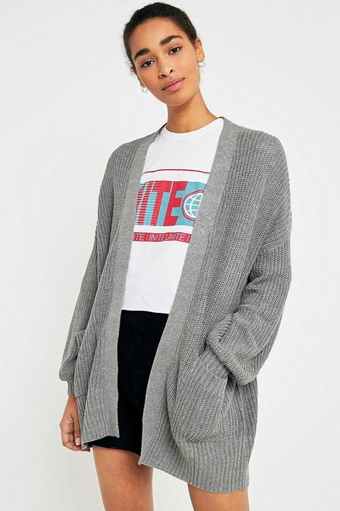 Bdg Charlie Grey Dolman Cardigan