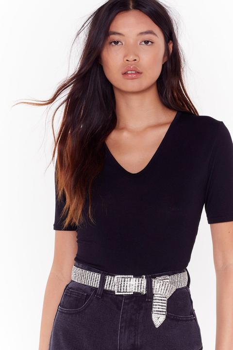 Womens Diamante Square Buckle Belt