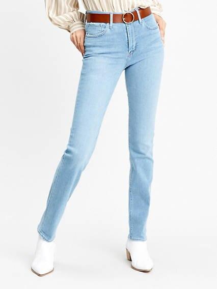 724™ High Rise Straight Jeans - Blue