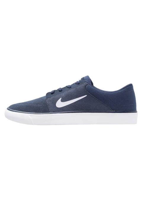 Nike Sb Portmore Zapatillas Mid Navy/white/gum Light Brown