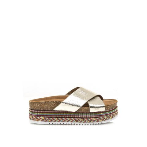 Sandalias Con Plataforma Crusa