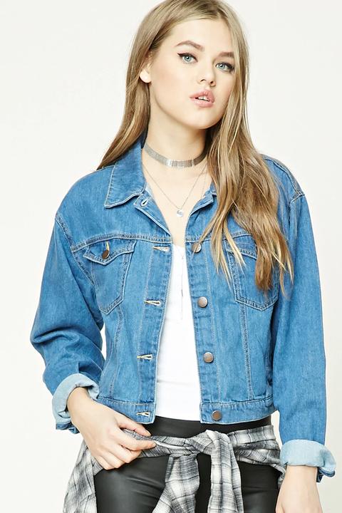 Cropped Denim Jacket