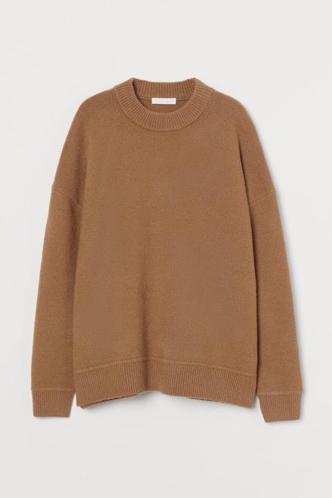 Knitted Jumper - Beige