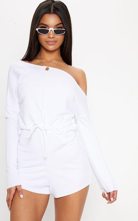 off the shoulder playsuit