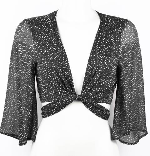 Blusa Gabro Dots Black