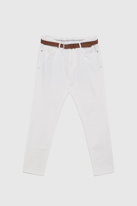 Pantaloni Strutturati Cintura