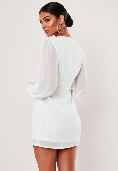 chiffon button down dress