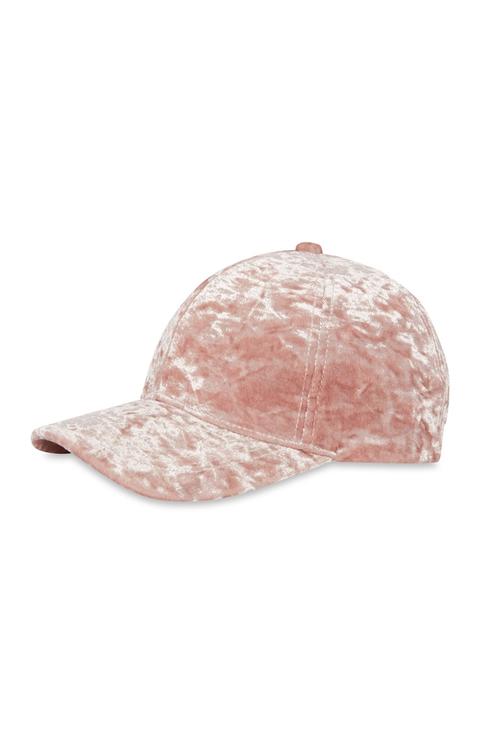 Pink Velvet Cap