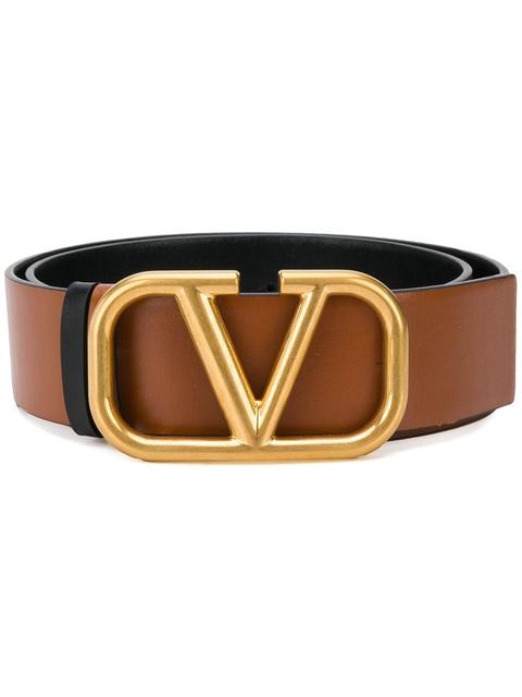 Valentino Ceinture Valentino Garavani Vlogo - Marron