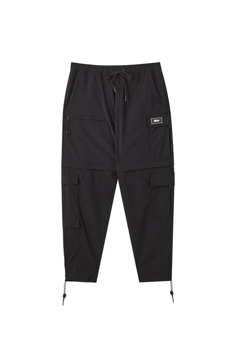 Pantalón Cargo Negro Desmontable