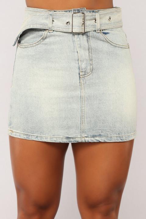 Denim Diva Skirt - Denim