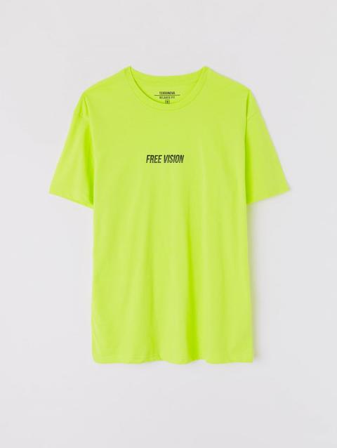 t shirt kyrie uomo giallo