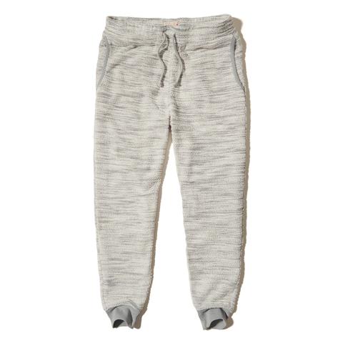 textured jogger pants