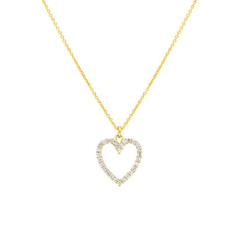 Shiny Heart Necklace