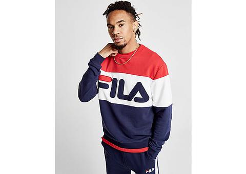 Fila Jacob Crew Sweatshirt - Navy/white/red - Mens