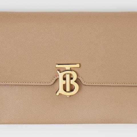 small monogram motif leather crossbody bag