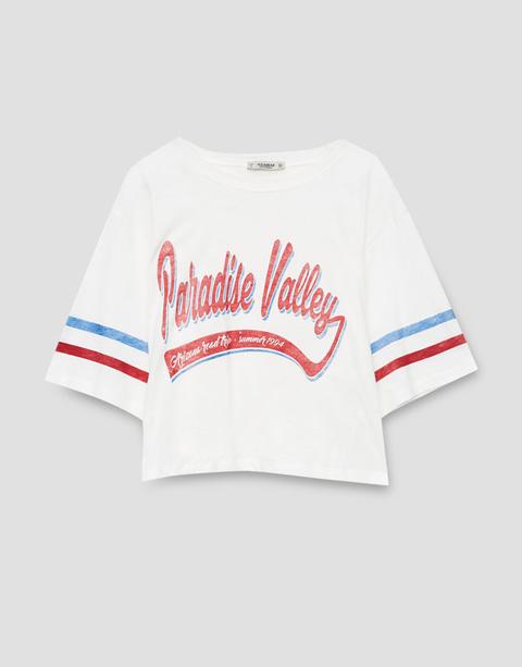 Camiseta Texto Paradise Valley