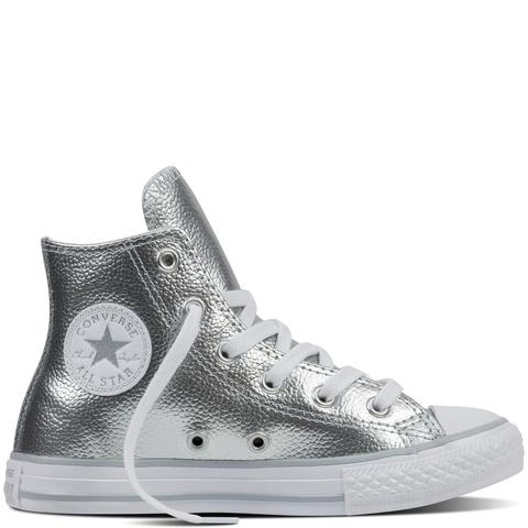 Chuck Taylor All Star Metallic Leather Para Joven/niño