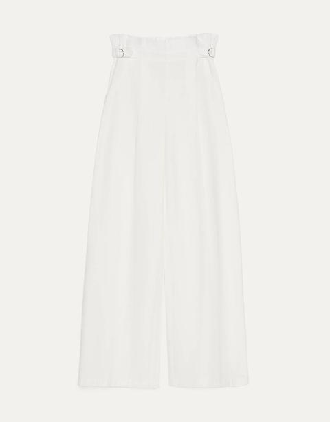 Pantalón Culotte Con Hebillas