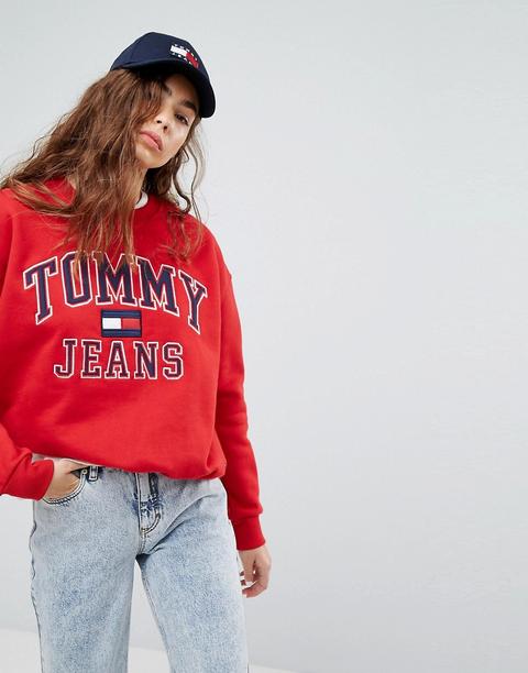 Sudadera Con Logo Estilo Años 90 De Tommy Jeans Capsule