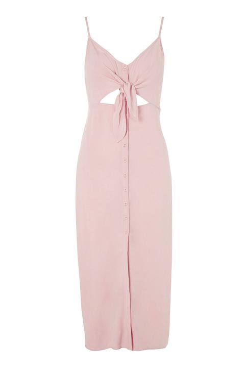 Knot Front Midi Dress