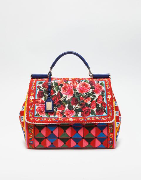 Printed Sicily Soft Canvas Bag