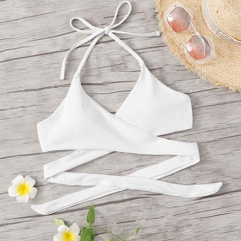 Top Bikini Halter Incrociato