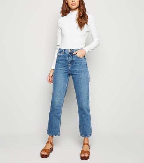 white ribbed turtleneck top