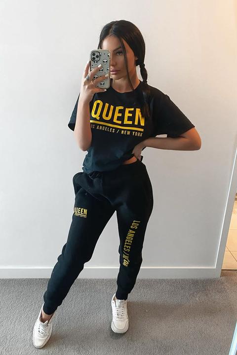 La To Ny Sweatpants - Black/yellow