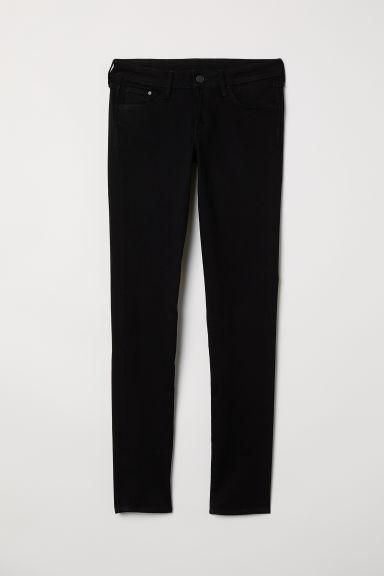 H & M - Super Skinny Low Jeans - Nero