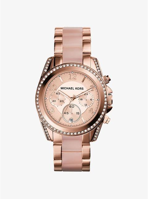 Blair Pavé Rose Gold-tone Watch