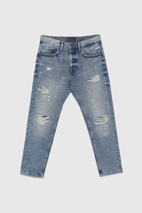 Denim Slim Vintage Rotos