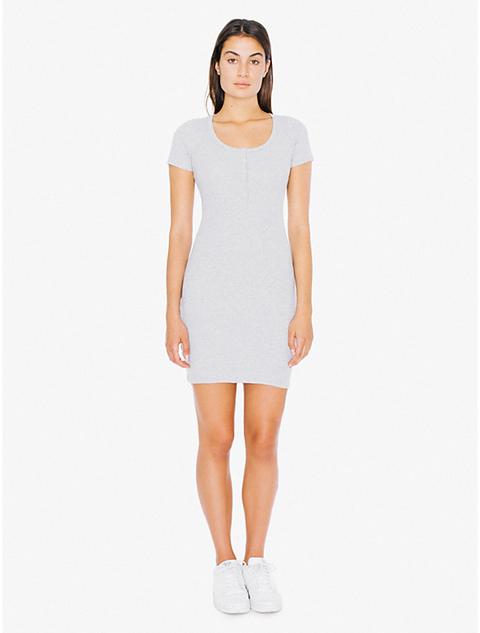 henley mini dress