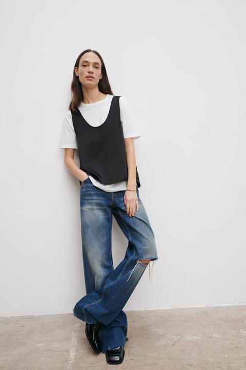 Top Lencero Satinado